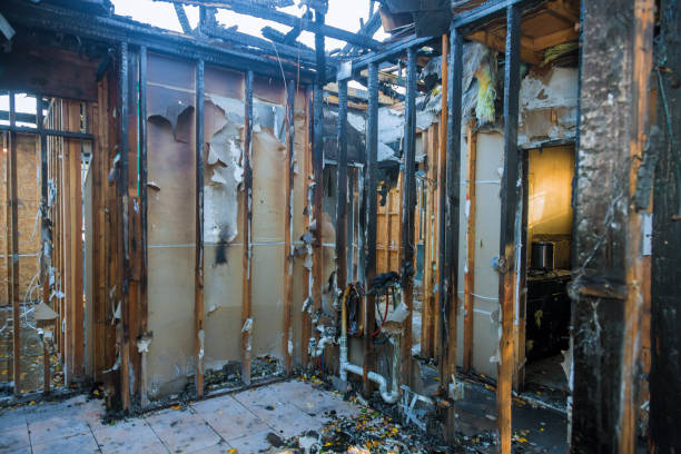 Professional Fire Damage Removal technician working in Oak Hill, WV